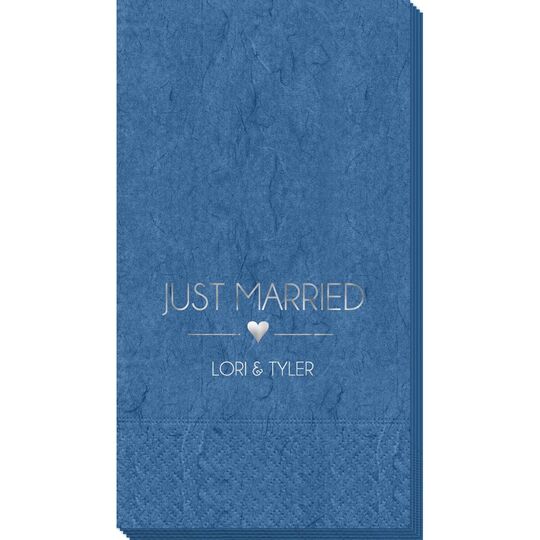 Just Married with Heart Bali Guest Towels